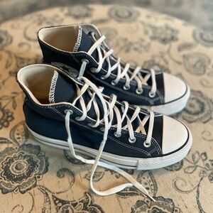 Converse platform high tops